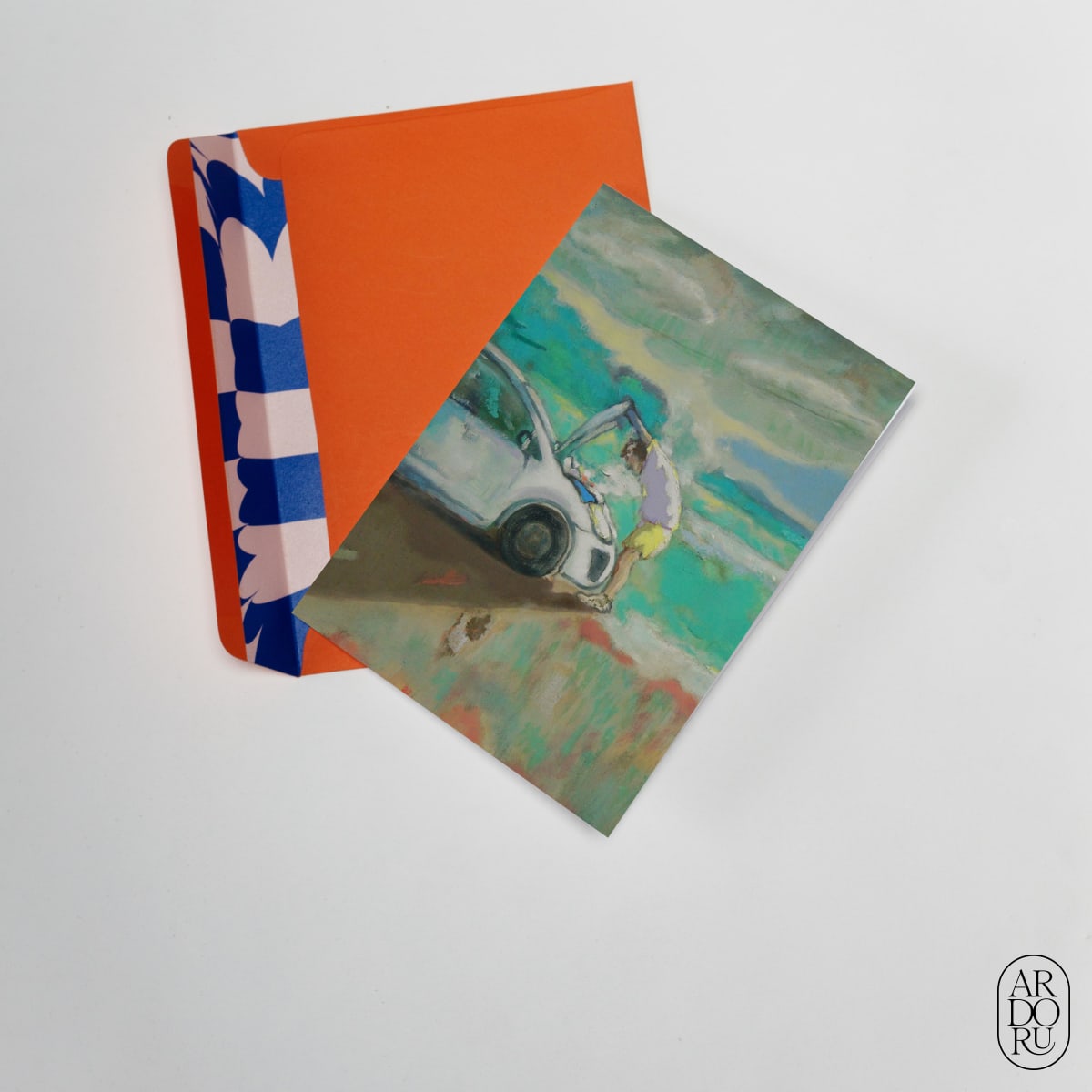 A Man and a Car by Luka Kurashvili