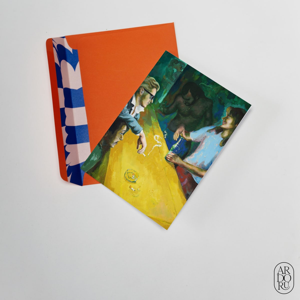 Just Because Keepsake Greeting Card - Bar Scene
