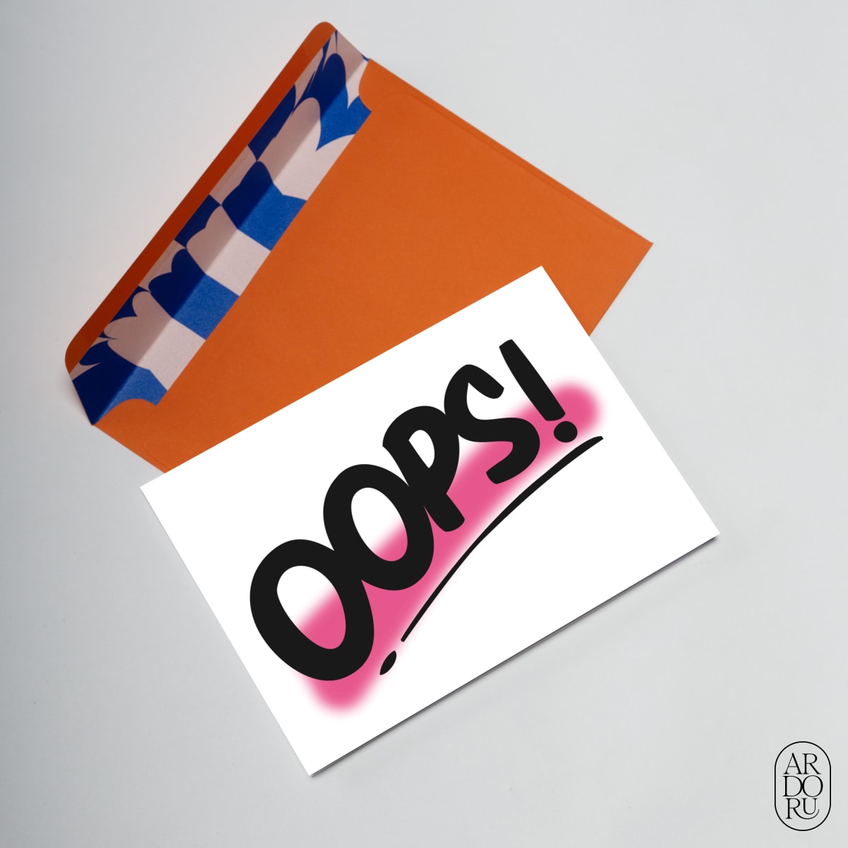 I'm Sorry Keepsake Greeting Card - Oops