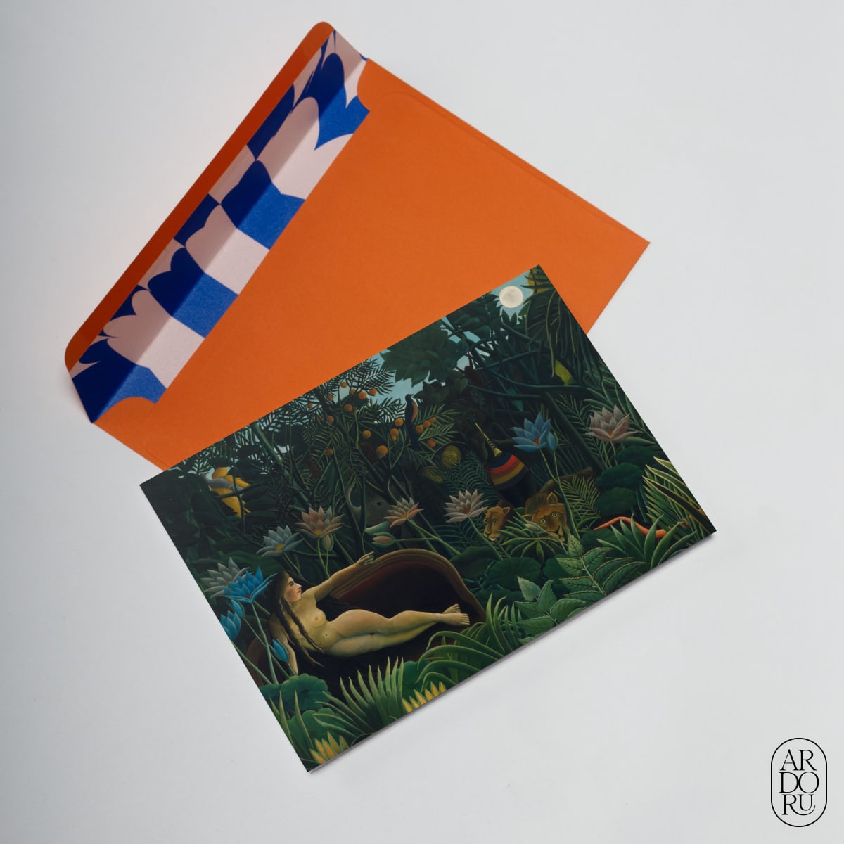 Just Because Keepsake Greeting Card - Woman in Jungle