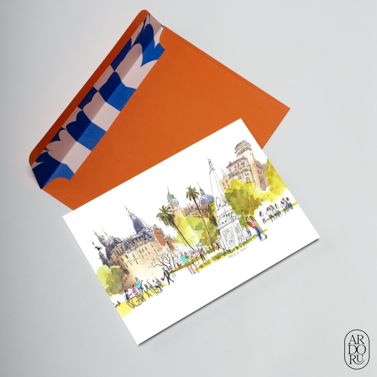 Just Because Keepsake Greeting Card - Buenos Aires, Argentina