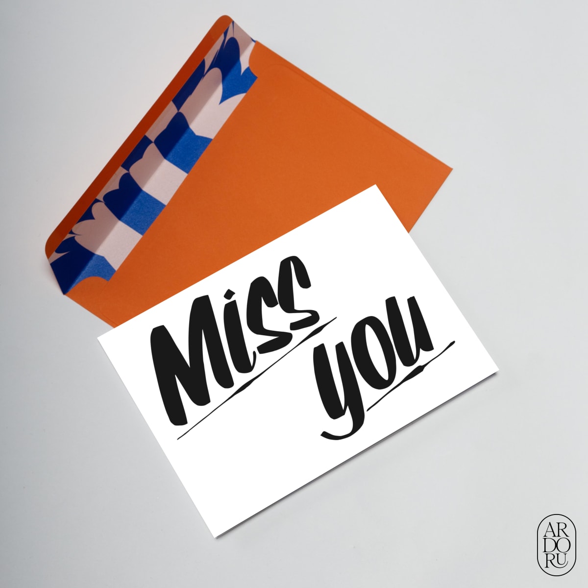 Thinking of You Keepsake Greeting Card - Miss you