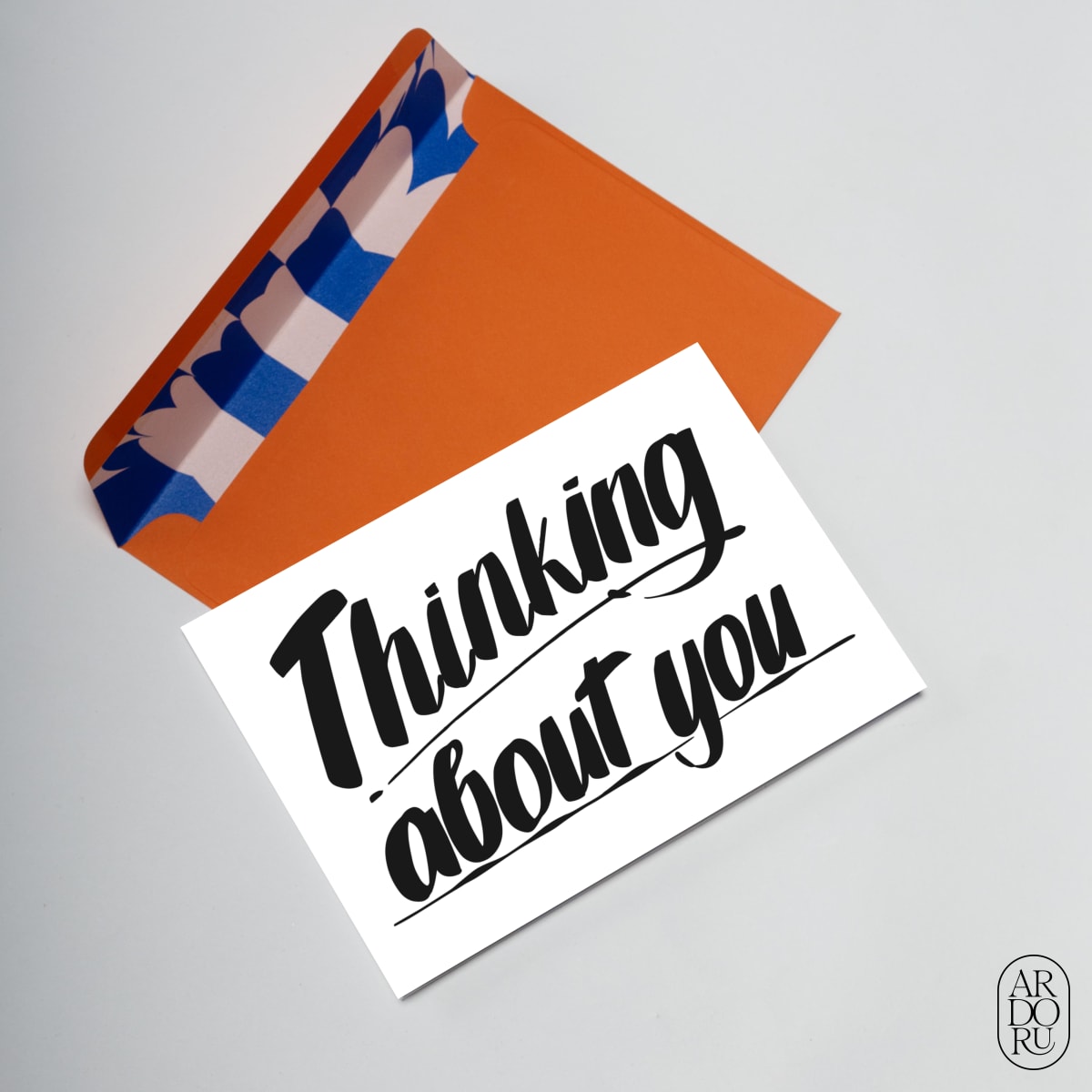 Thinking of You Keepsake Greeting Card - Thinking about you