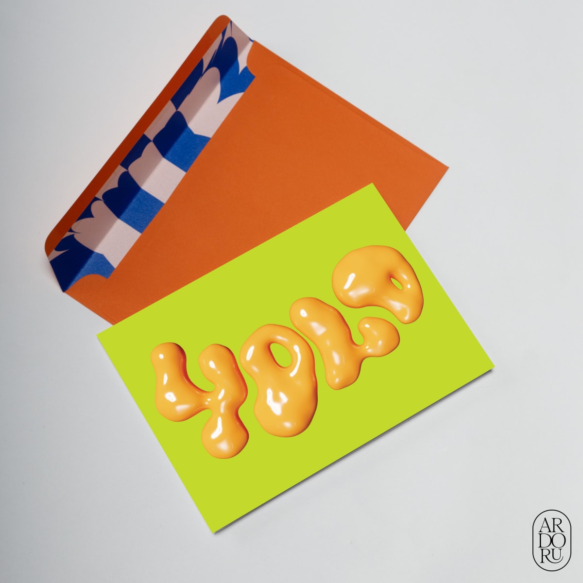 Encouragement Keepsake Greeting Card - YOLO
