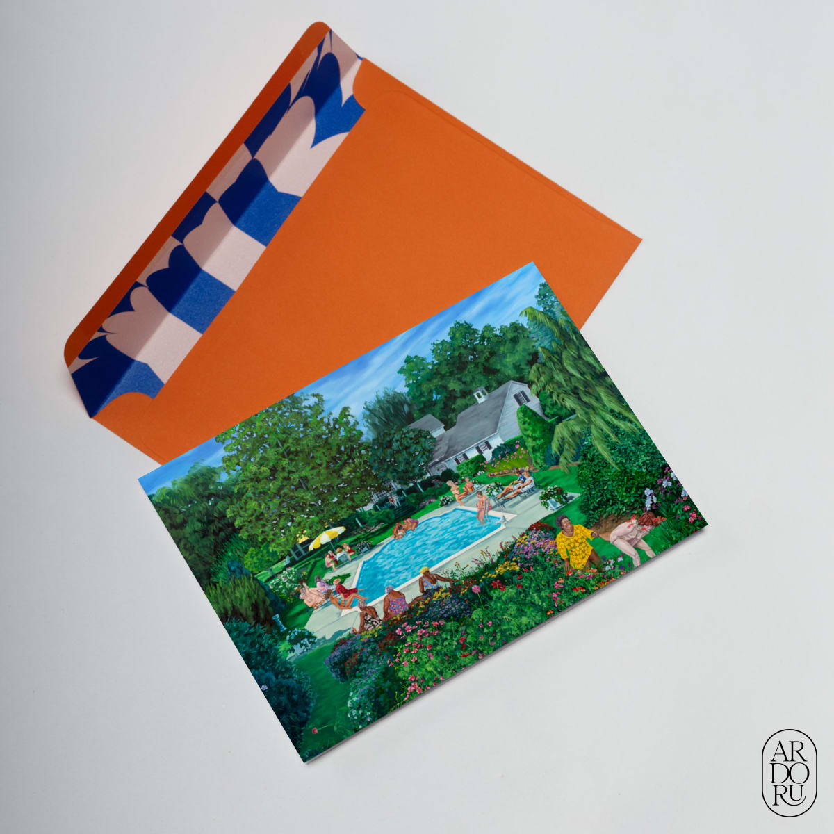 Just Because Keepsake Greeting Card - Pool Party