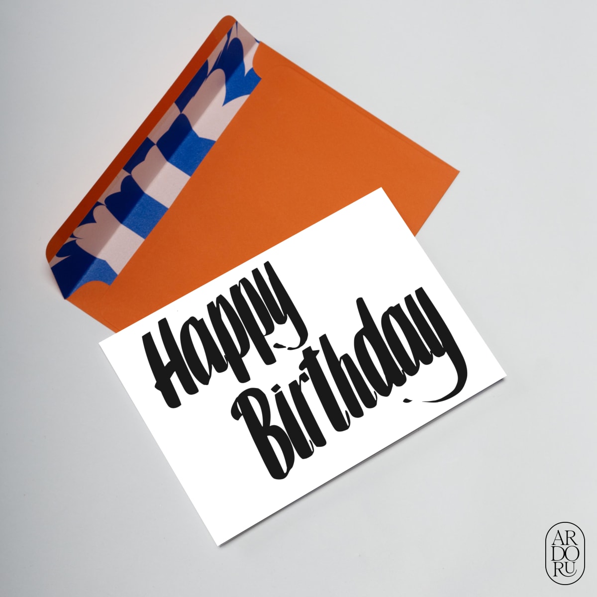Birthday Keepsake Greeting Card - Typography