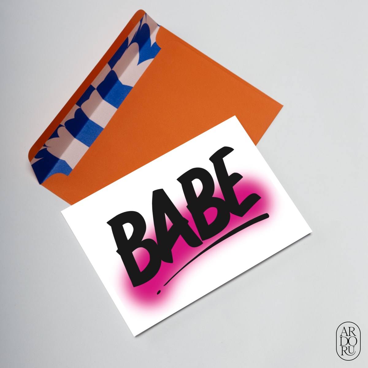 Anniversary Keepsake Greeting Card - Babe