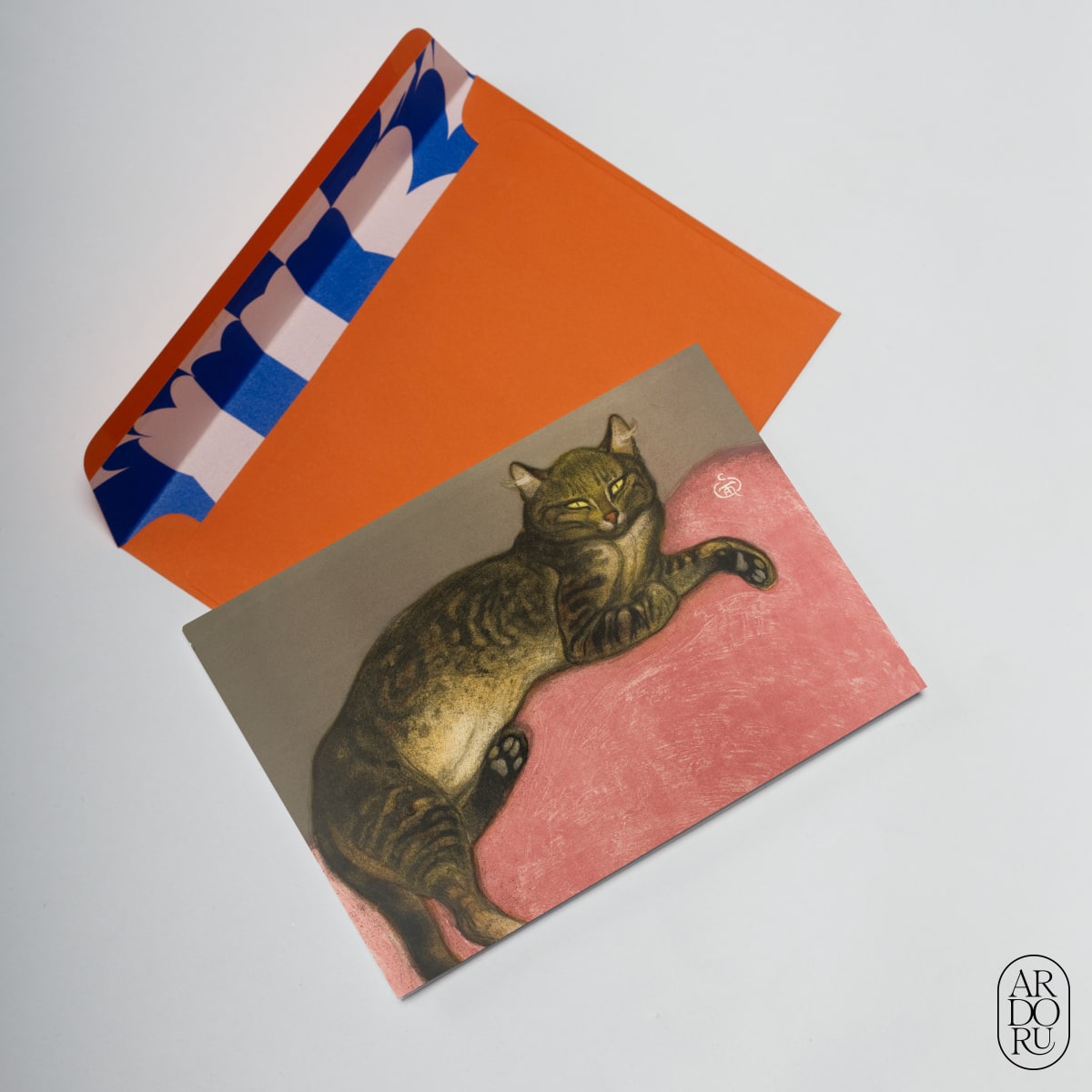 Winter: Cat on a Cushion by Théophile-Alexandre Steinlen