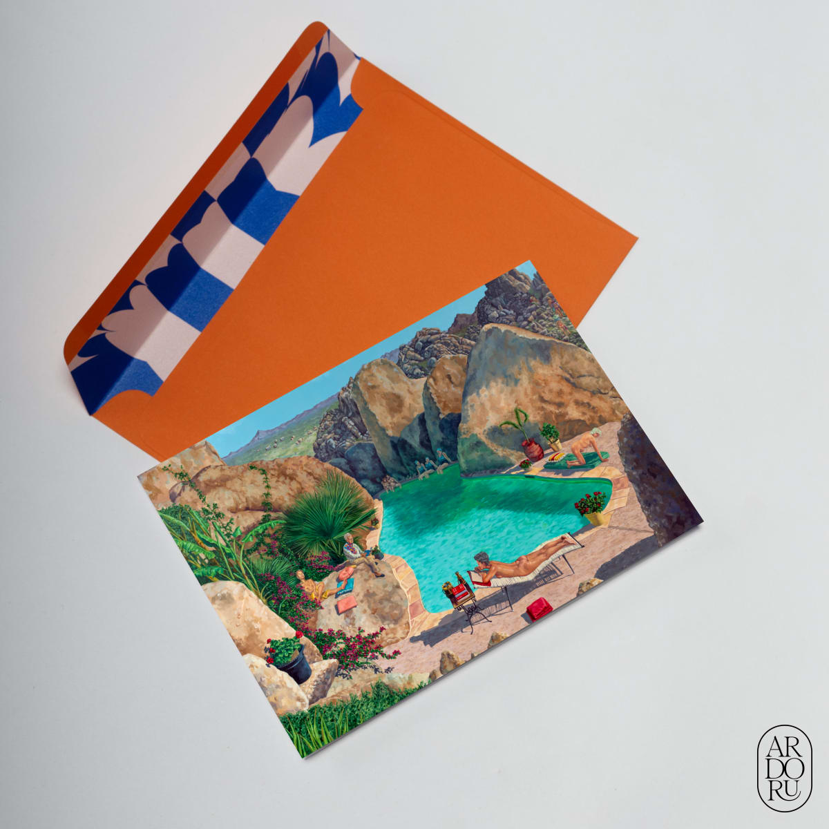 Summer Keepsake Greeting Card - Fun Pool by Samantha Nye