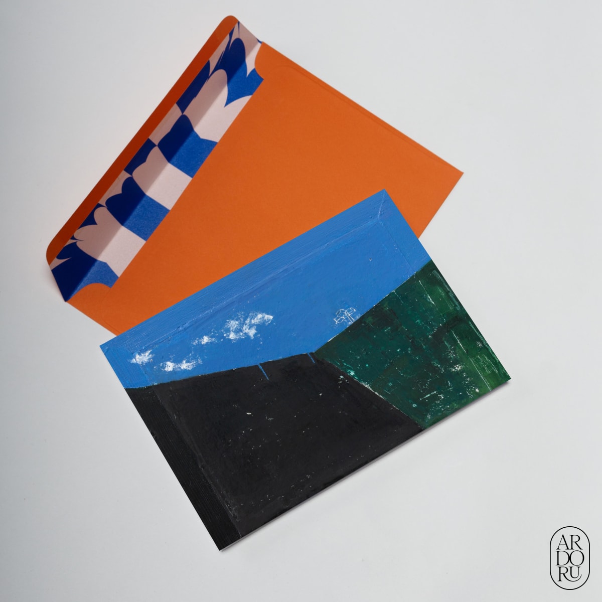 Just Because Keepsake Greeting Card - Abstract Landscape