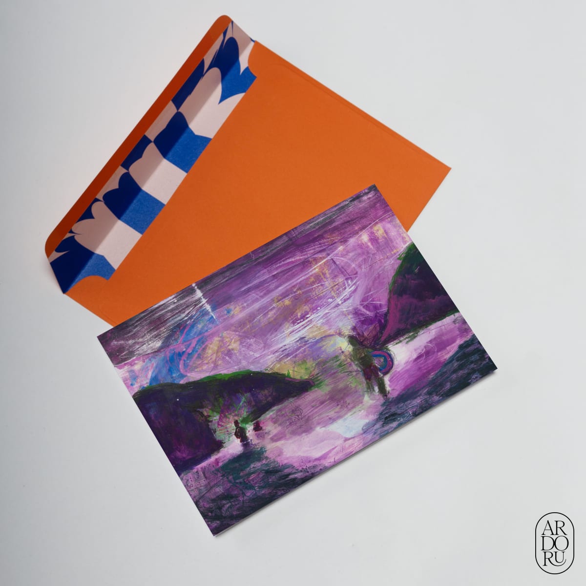 Just Because Keepsake Greeting Card - People on Beach Walk