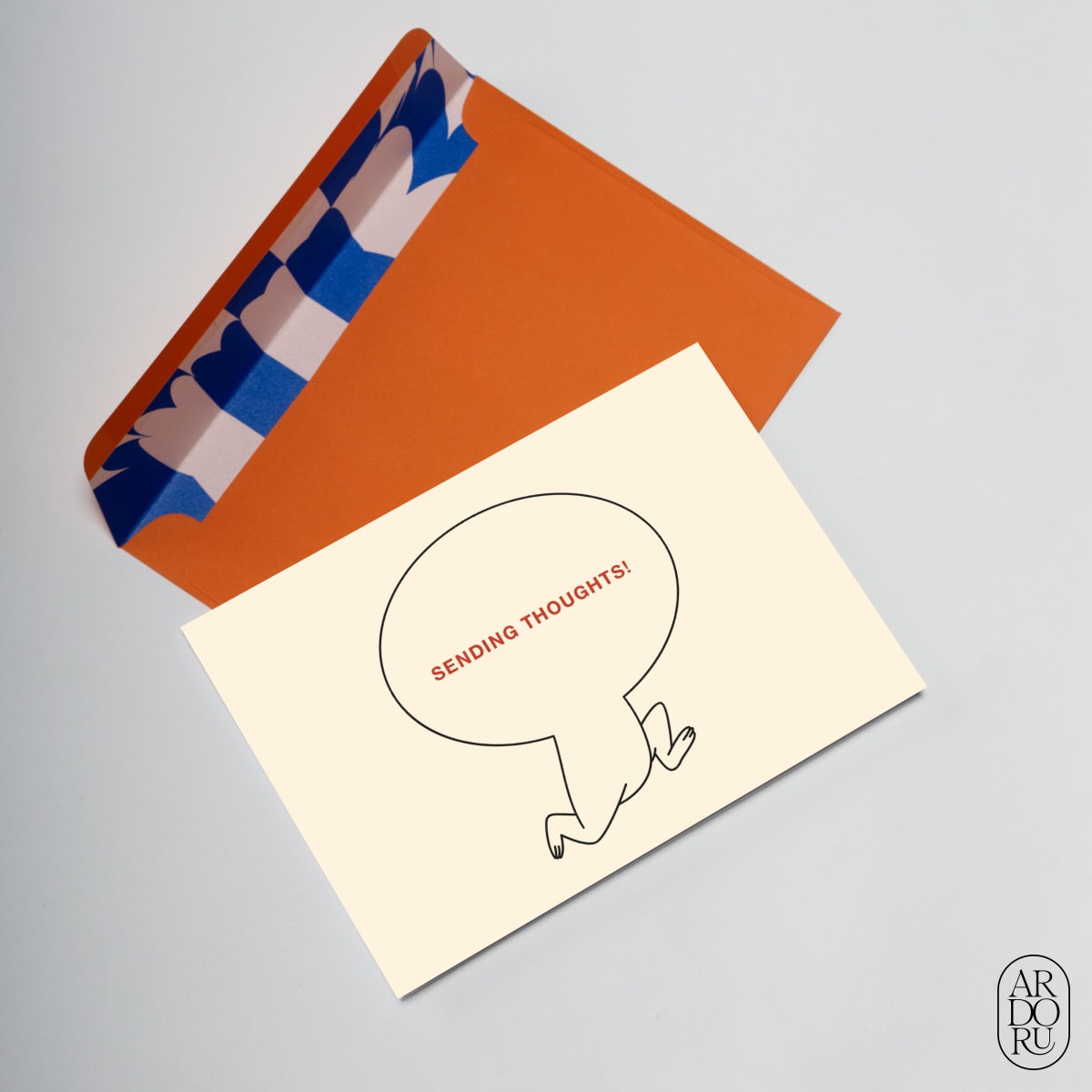 Thinking of You Keepsake Greeting Card - Sending Thoughts