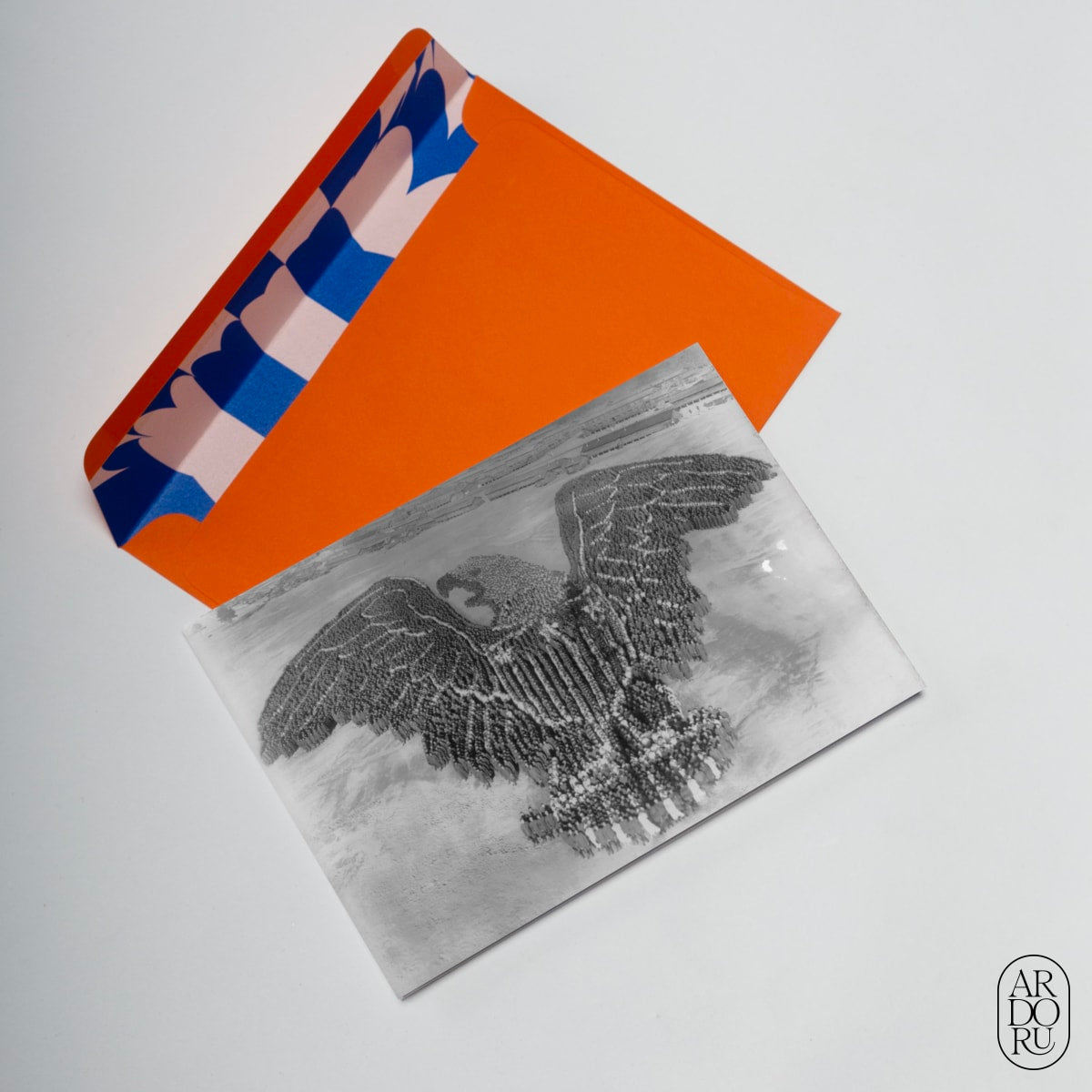 Just Because Keepsake Greeting Card - Human American Eagle Formation