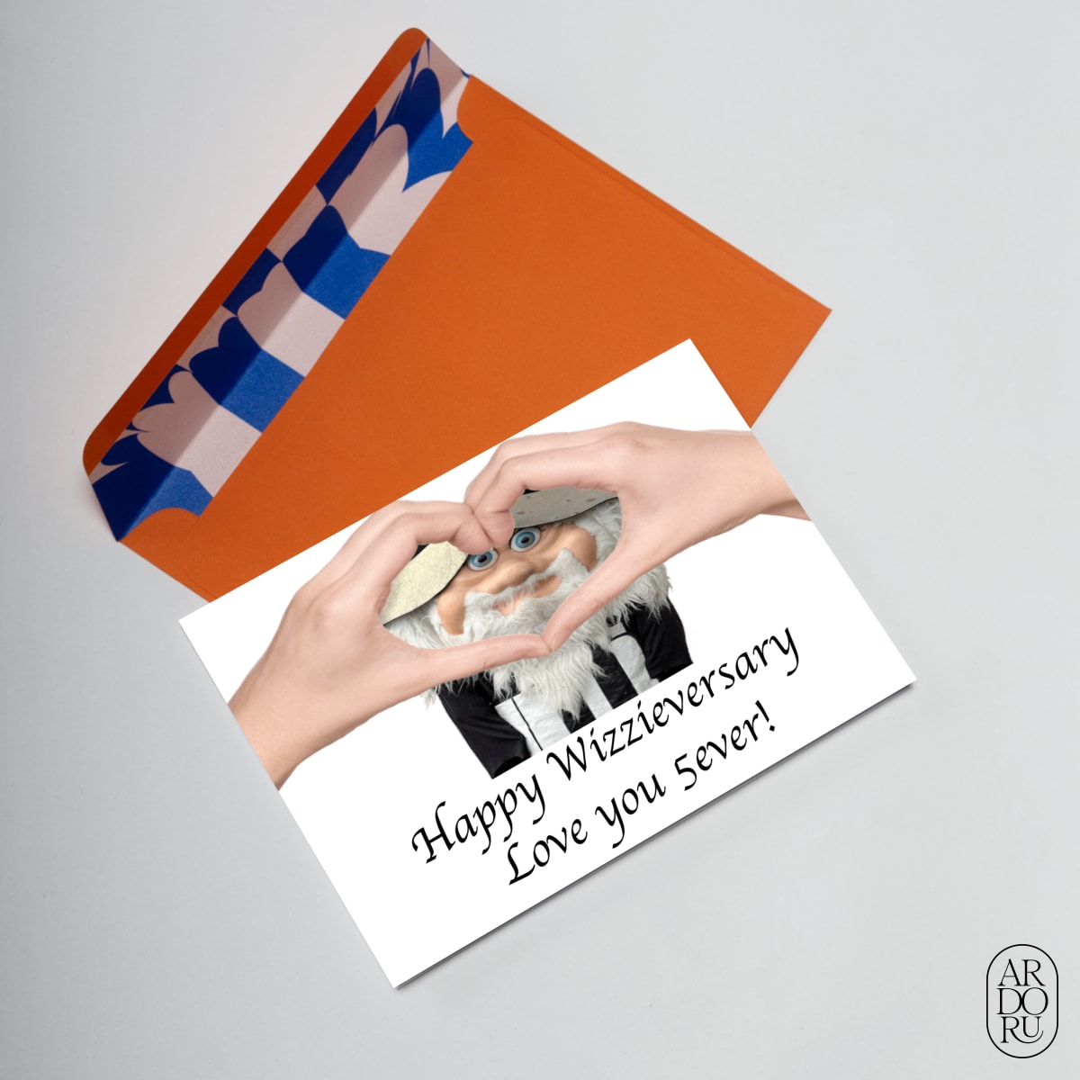 Anniversary Keepsake Greeting Card - Funny Wizard