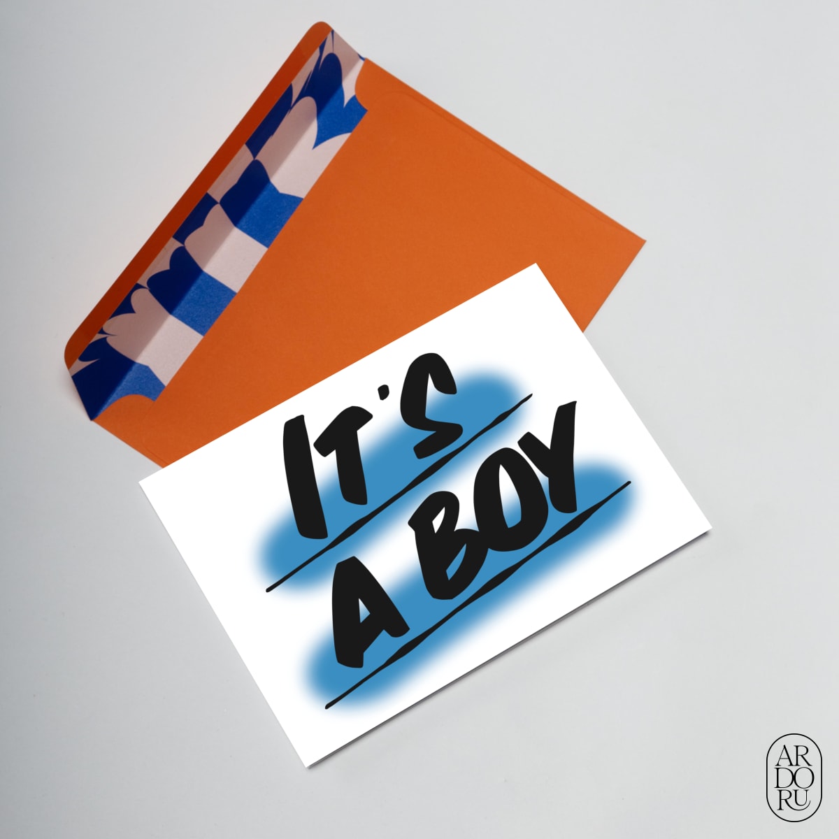 Baby Keepsake Greeting Card - It's a boy