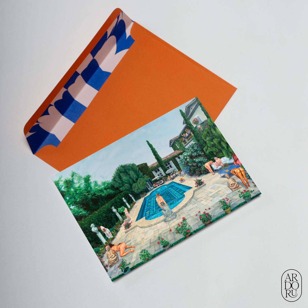 Love Keepsake Greeting Card - Poolside