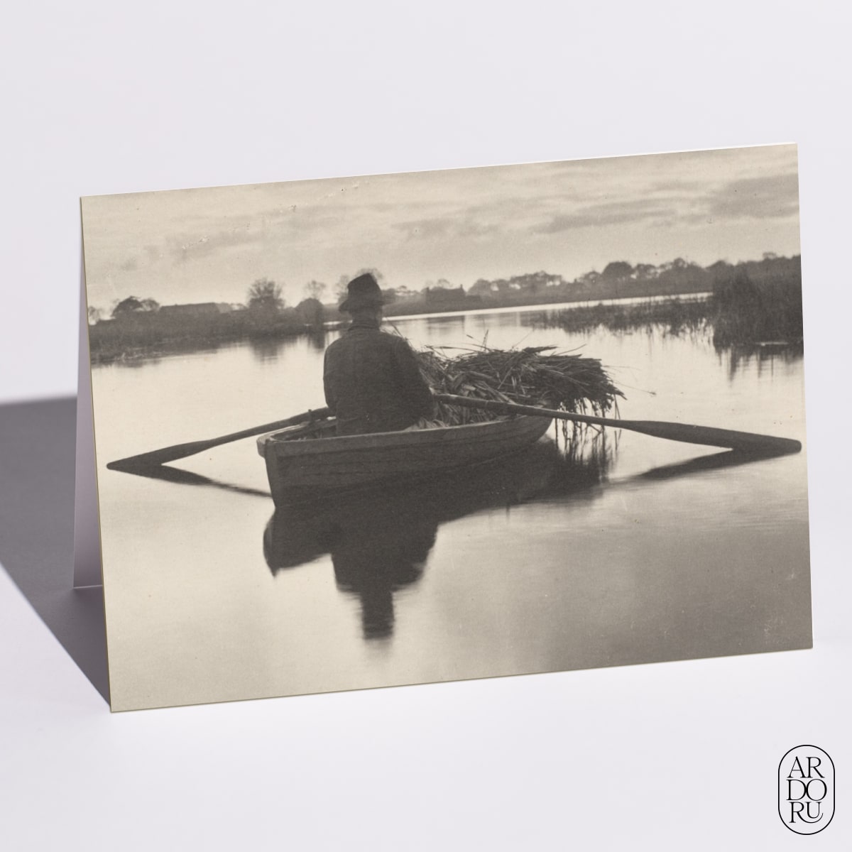 Rowing Home the Schoof-Stuff by Peter Henry Emerson