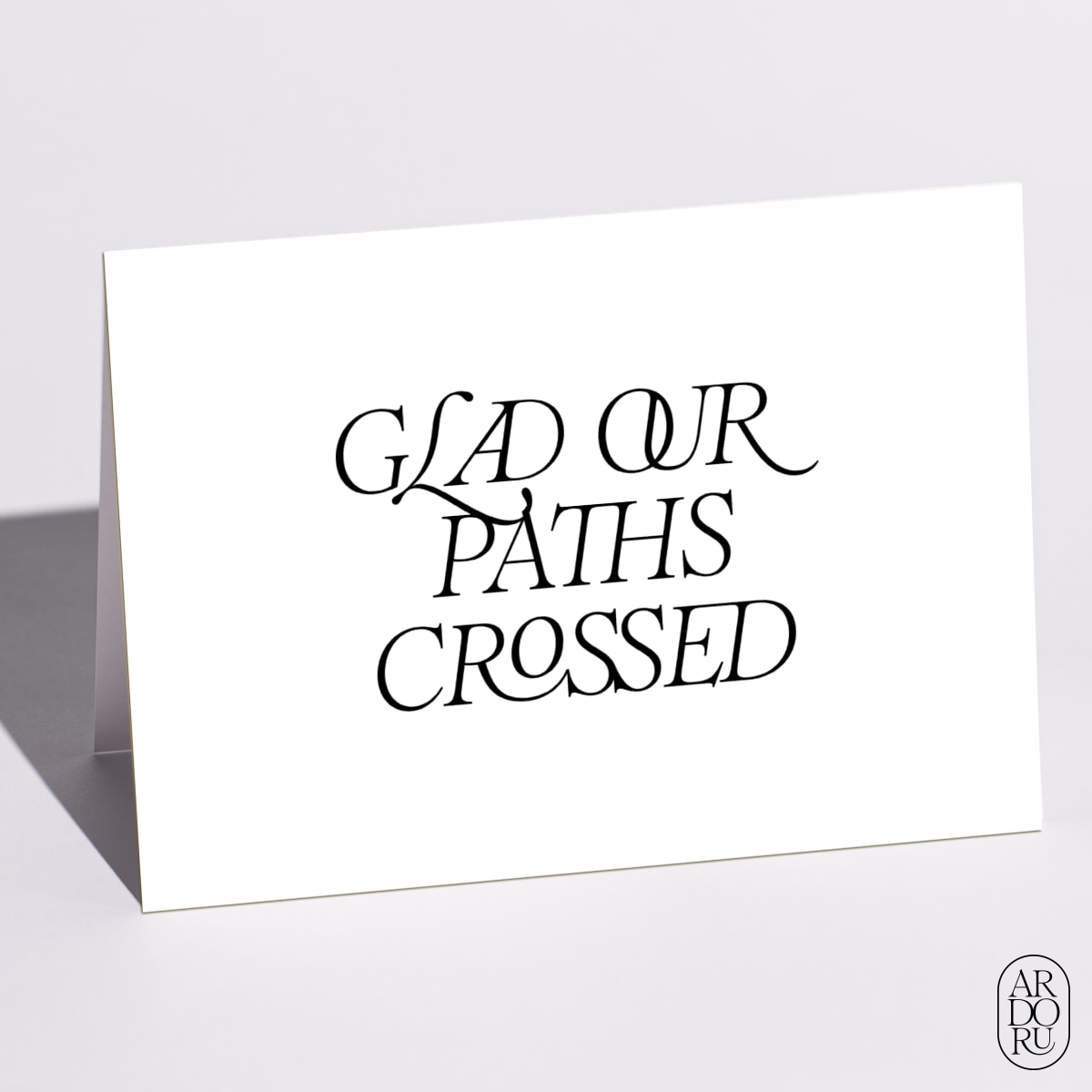 Glad Our Paths Crossed by Francesco Dipierro