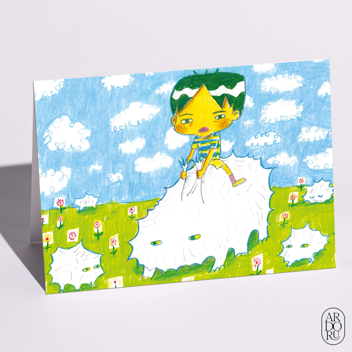 Kid Riding on Animal by Andrea Reyes