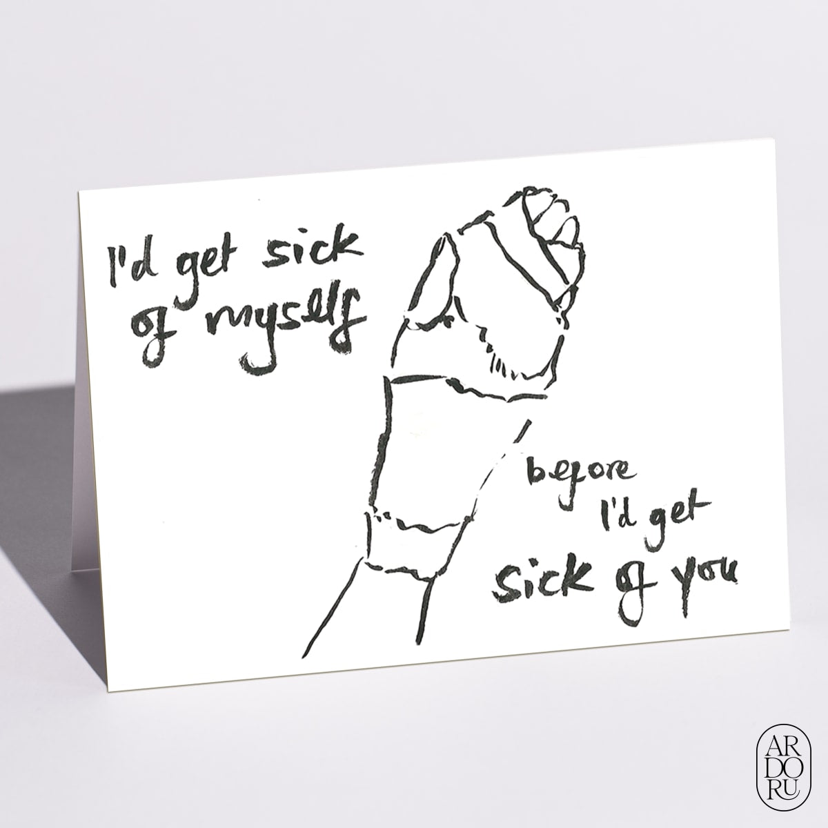 I'd get sick of myself by Lara Apponyi