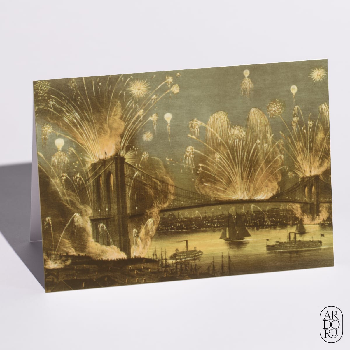 The Grand Display of Fireworks by Currier & Ives