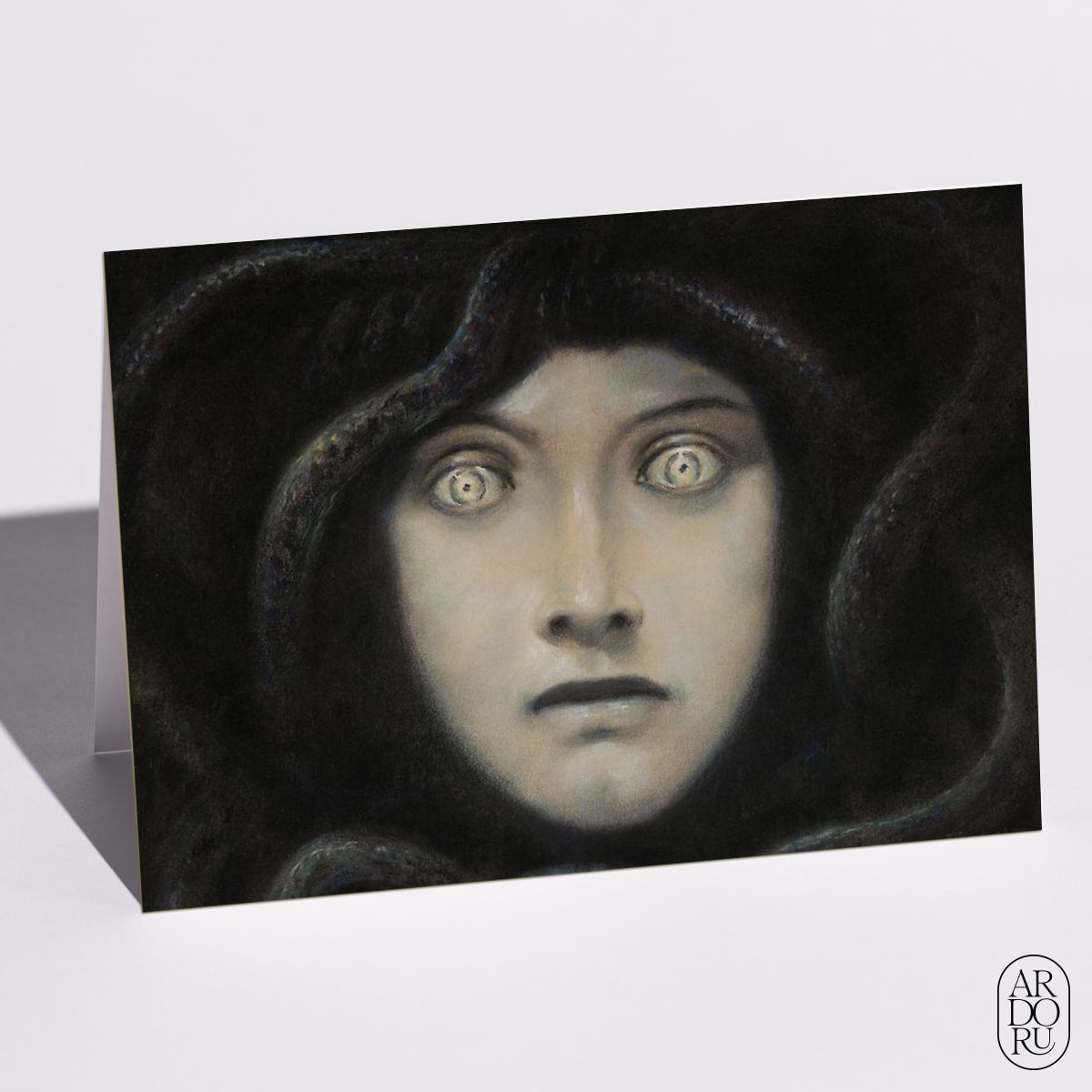 Head of Medusa by Franz Stuck