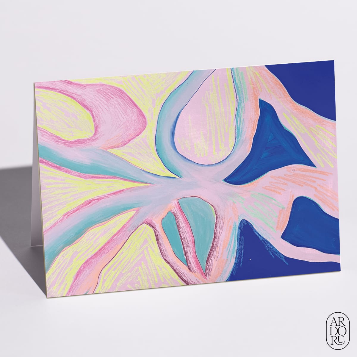 Pink Abstract by Gamze Yalçın