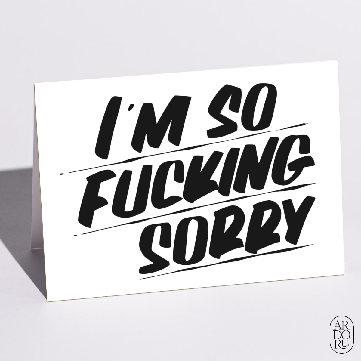 I'm so fucking sorry by Baron Von Fancy
