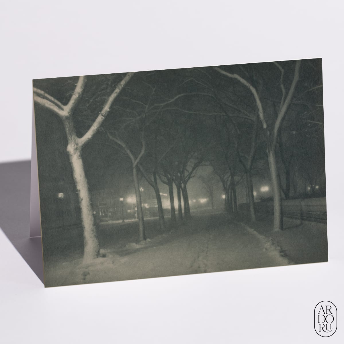 An Icy Night, New York by Alfred Stieglitz