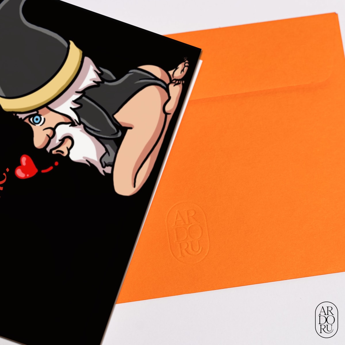 Valentine's Day Keepsake Greeting Card - Funny Wizard