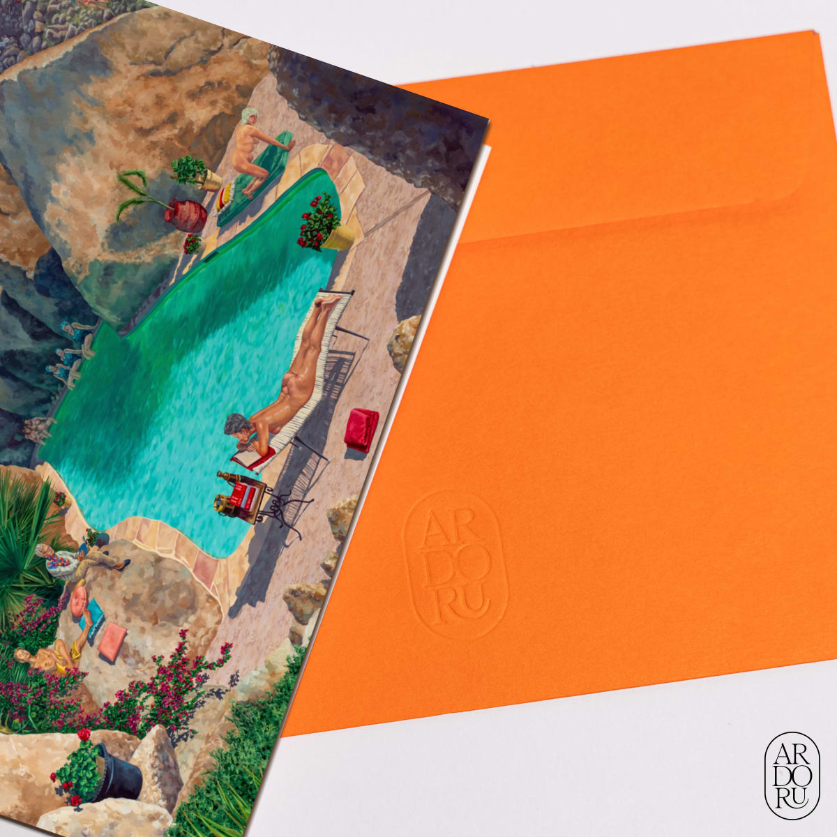 Summer Keepsake Greeting Card - Fun Pool by Samantha Nye