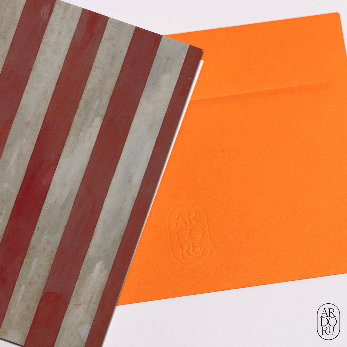 4th of July Keepsake Greeting Card - American Flag Stripes