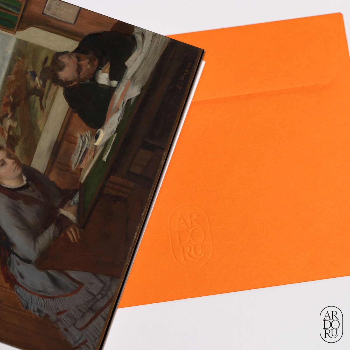 Just Because Keepsake Greeting Card - Sulking by Edgar Degas