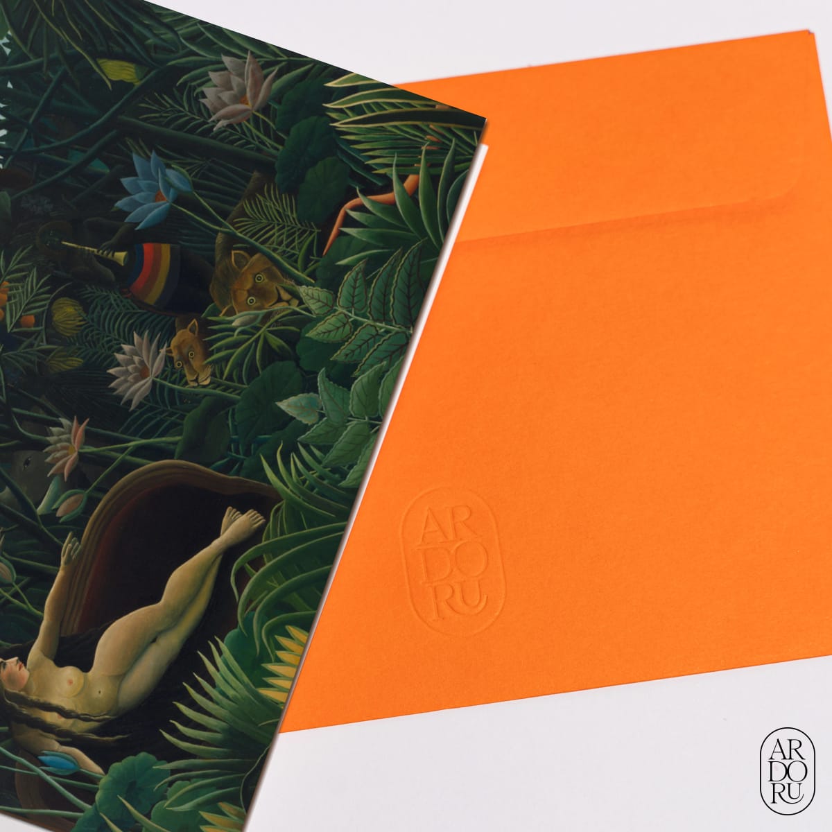 Just Because Keepsake Greeting Card - Woman in Jungle
