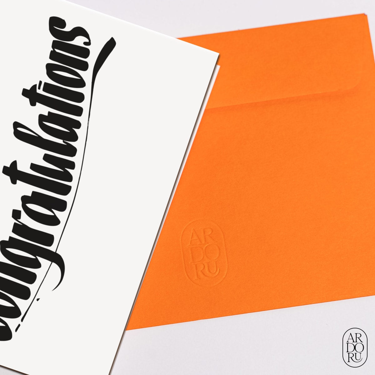 Congratulations Keepsake Greeting Card - Typography