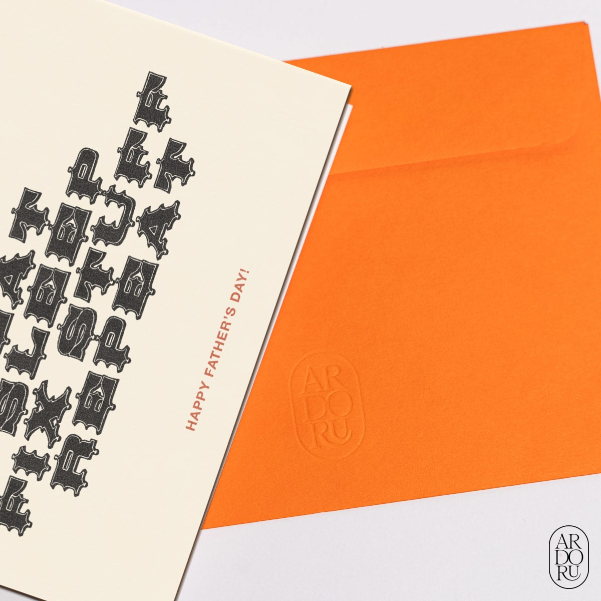 Father's Day Keepsake Greeting Card - Funny Typography