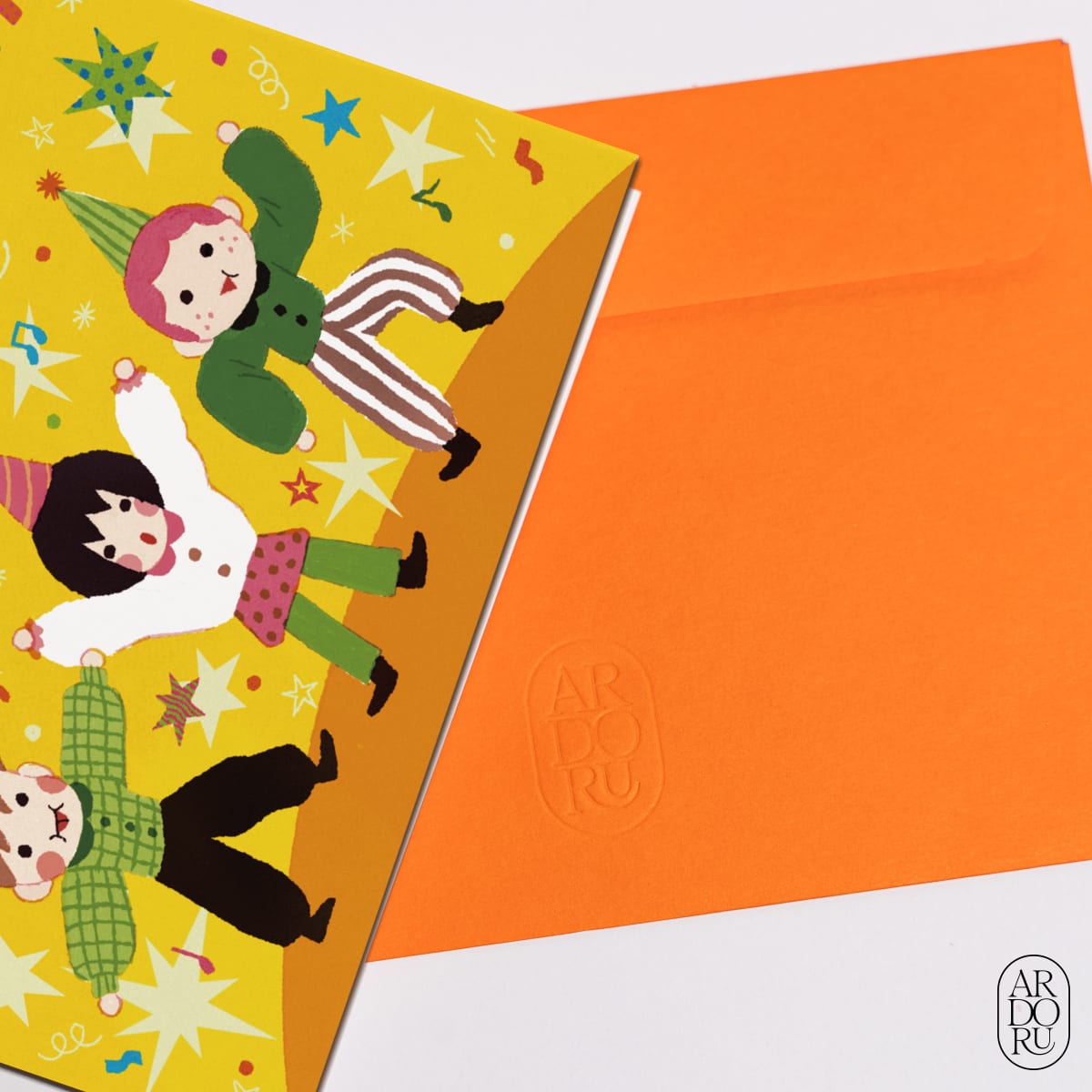 Birthday Keepsake Greeting Card - Children Dancing at Party