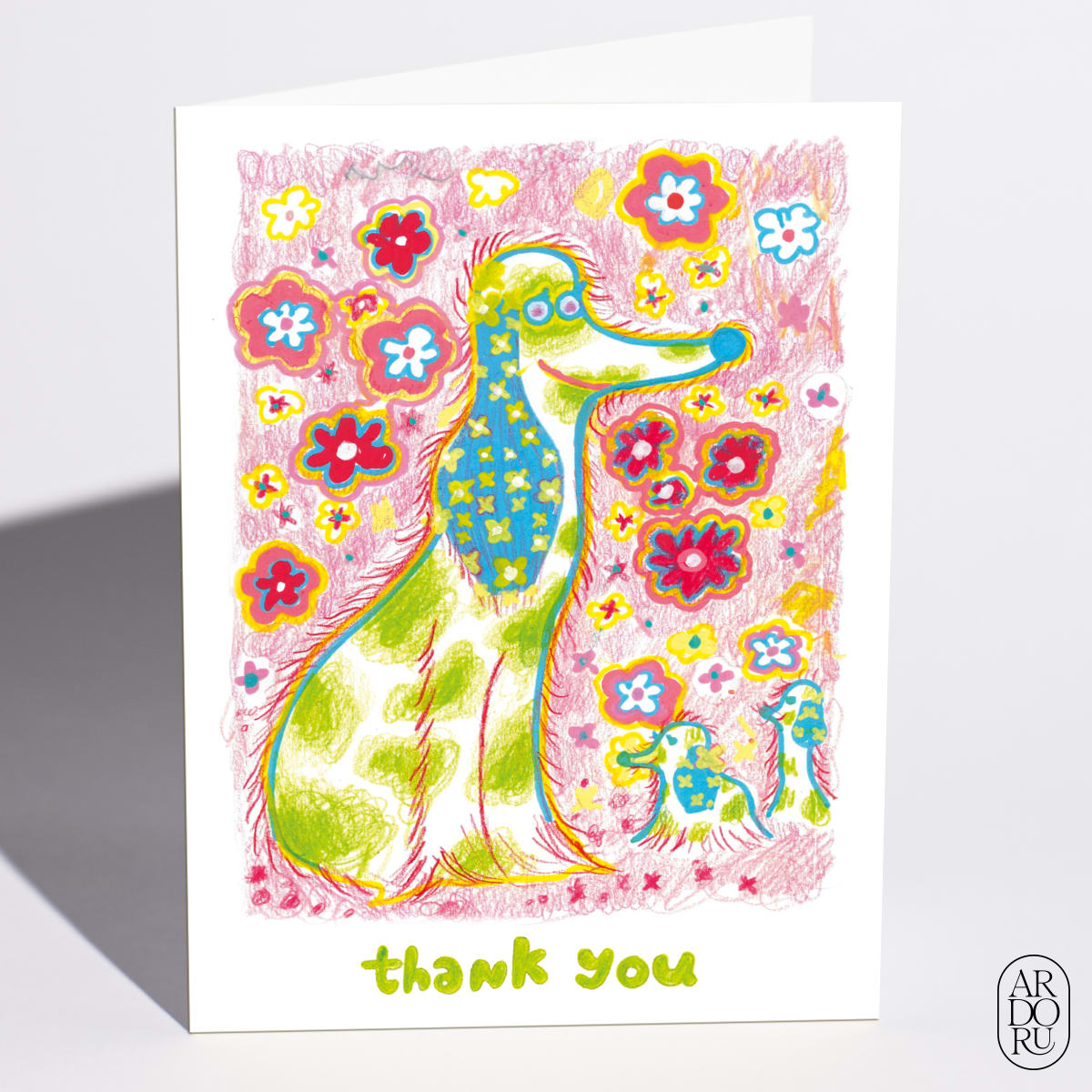 Thank You Flower Dog by Andrea Reyes