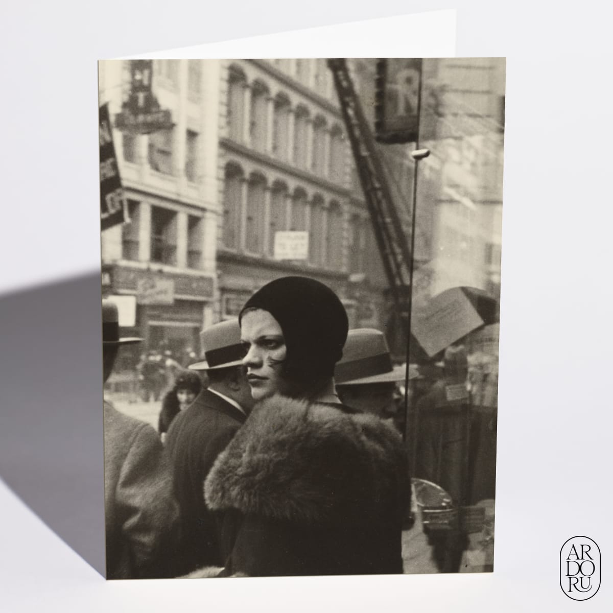 Girl in Fulton Street, New York by Walker Evans