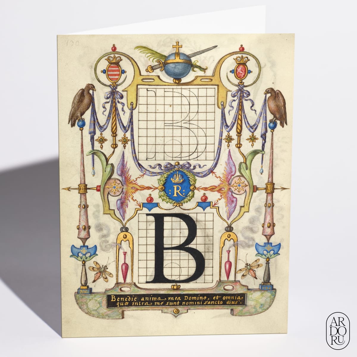 Guide for Constructing the Letter B by Joris Hoefnagel