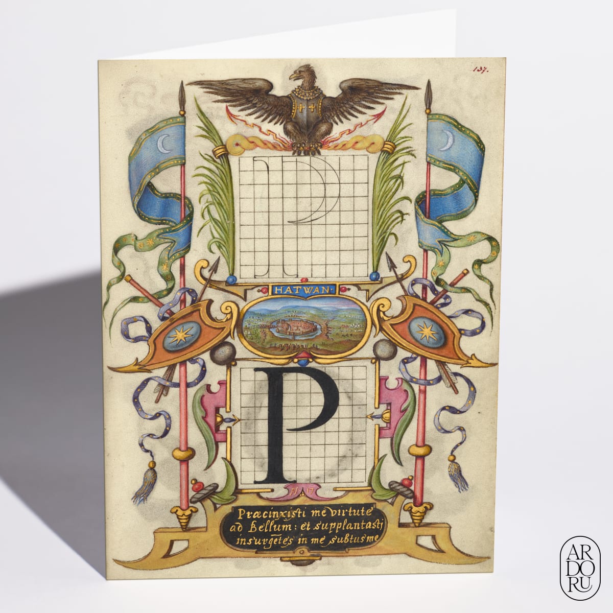 Guide for Constructing the Letter P by Joris Hoefnagel