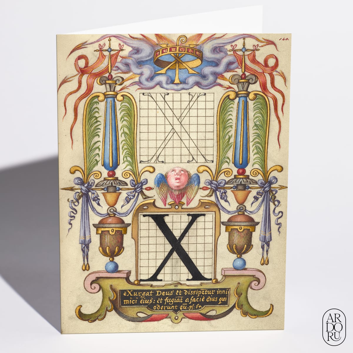 Guide for Constructing the Letter X by Joris Hoefnagel