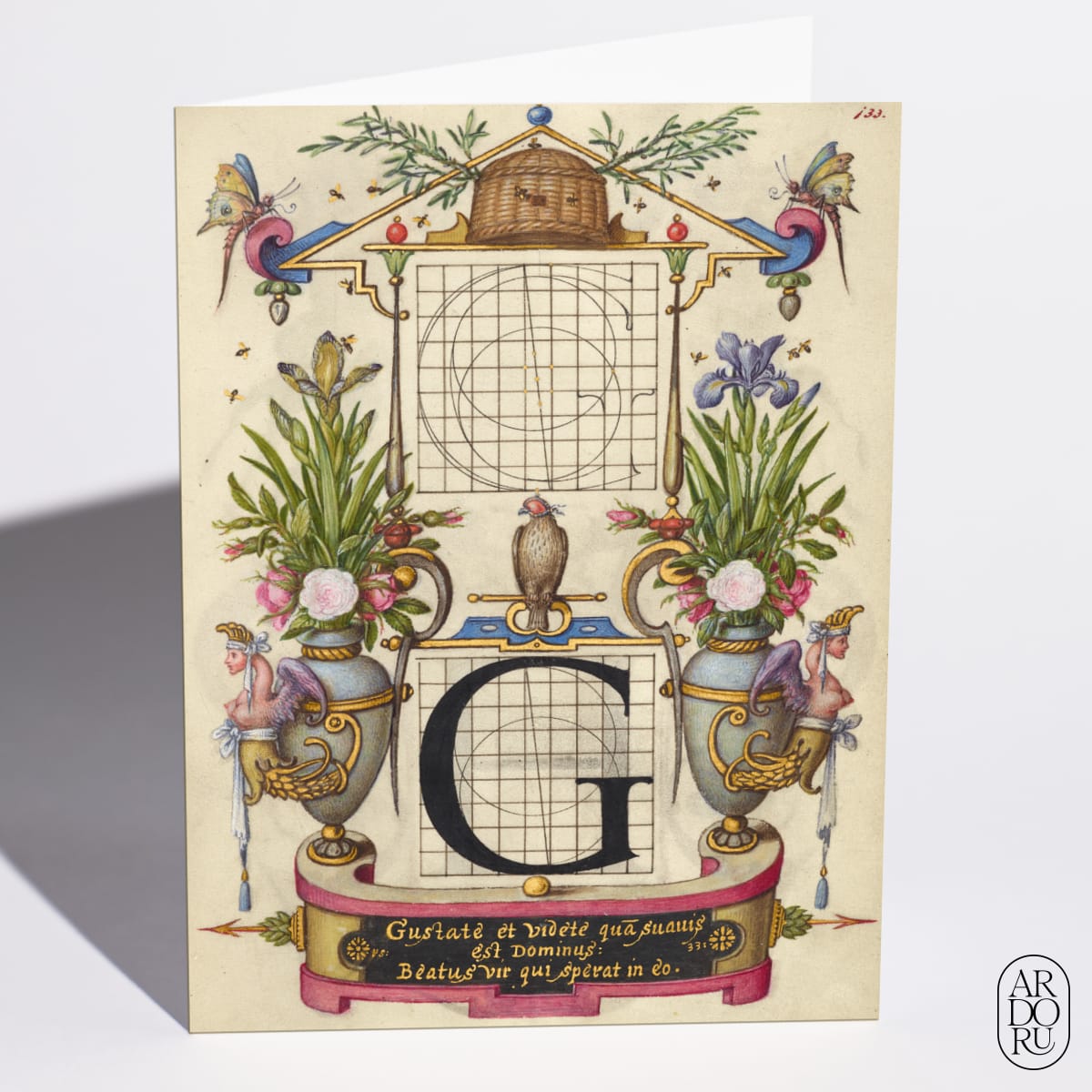 Guide for Constructing the Letter G by Joris Hoefnagel