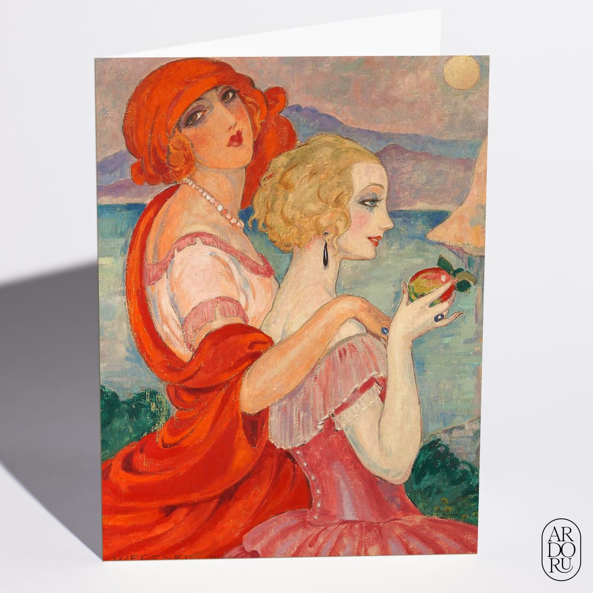 On the road to Anacapri by Gerda Wegener
