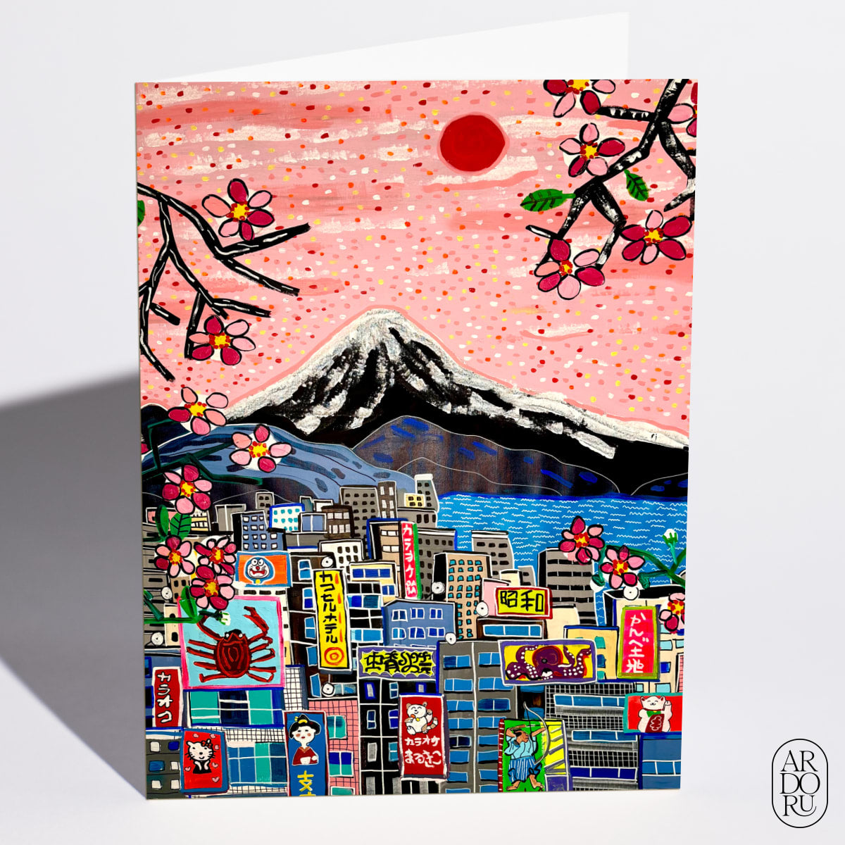 Night Out in Shinjuku Mount Fuji View by Filipp Jenikäe