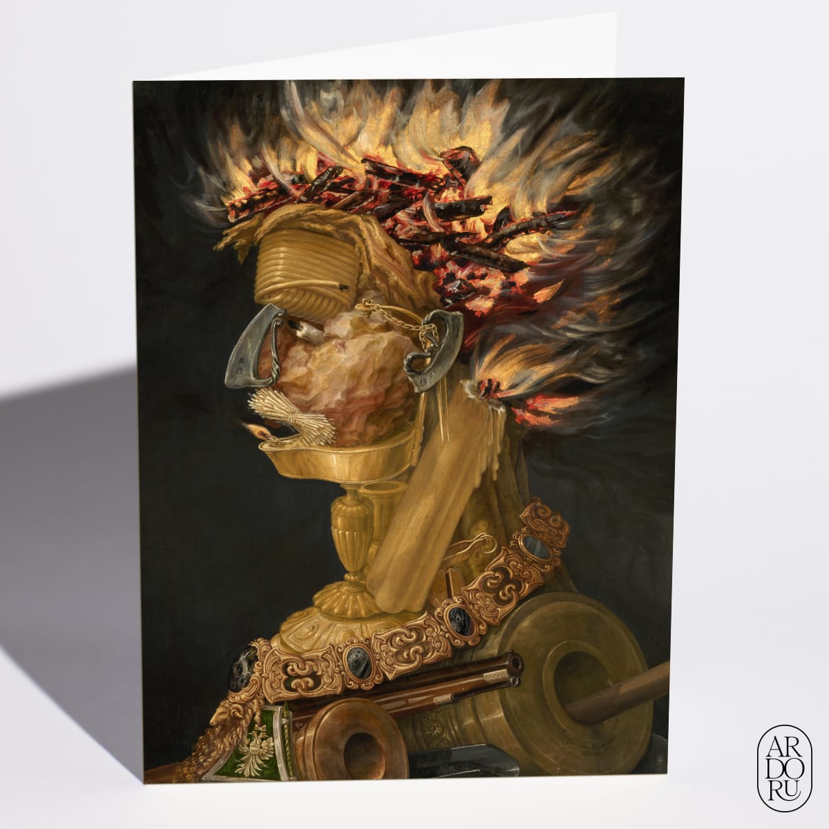 The Fire by Giuseppe Arcimboldo
