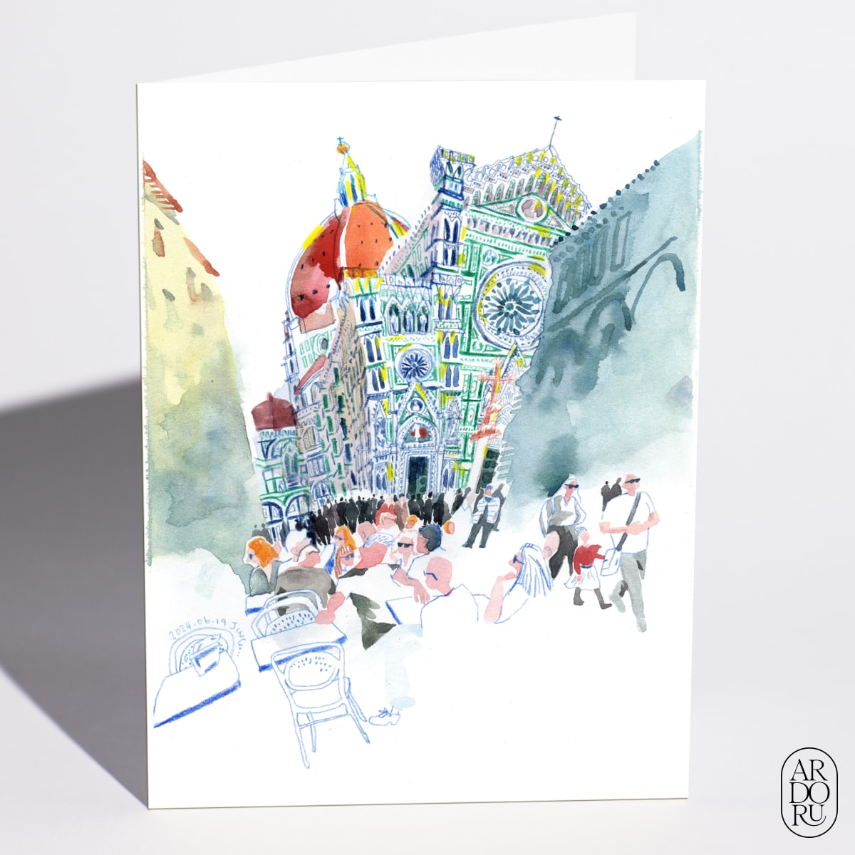 An Afternoon In Florence by Jenny Jing Zhang
