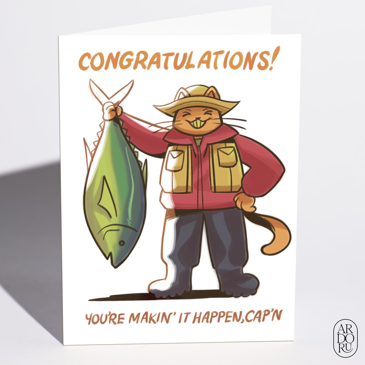 Congrats Cap'n by Corinth Boone