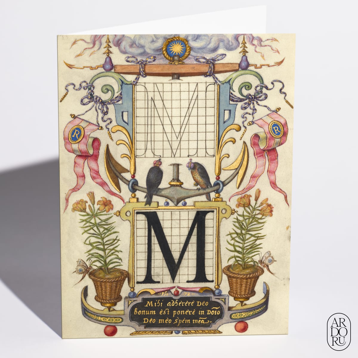 Guide for Constructing the Letter M by Joris Hoefnagel