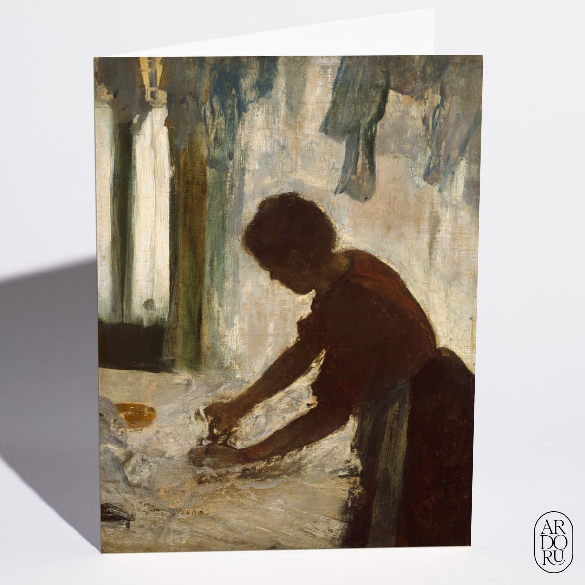 A Woman Ironing by Edgar Degas